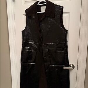 ICHI Dark Brown Sleeveless Coat